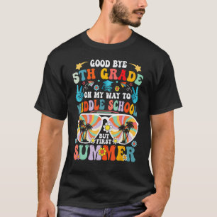 Tot ziens 5e klas laatste dag van school Afstudere T-shirt