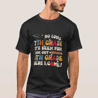 Tot ziens 7e klas 8e klas afgestudeerd Laatste sch T-shirt