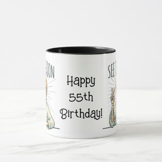 "Tot ziens" Aangepaste Mok (Midden)