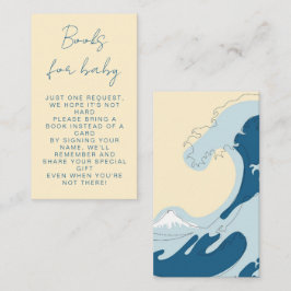 Tot Ziens Al snel Oceaan Golf Blauwe Jongen Baby B Informatiekaartje