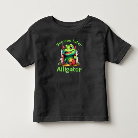 Tot ziens Alligator Kinder Shirts (Voorkant)
