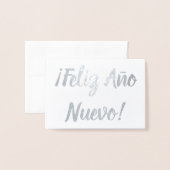 Tot ziens Año Nuevo! Folie Kaarten (Voorkant met envelop)