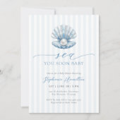 Tot Ziens Baby Borrel Uitnodiging (Voorkant)