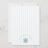 Tot Ziens Baby Borrel Uitnodiging (Achterkant)