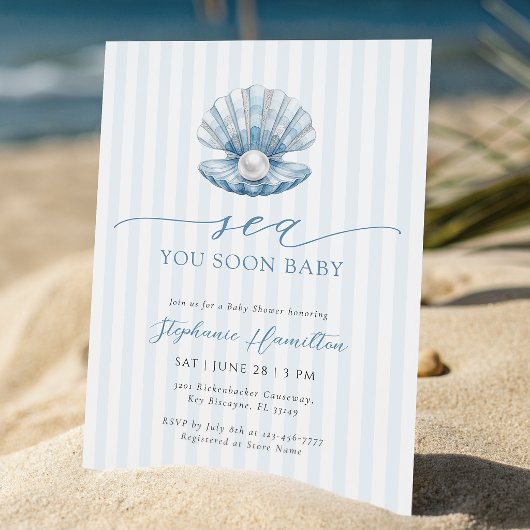 Tot Ziens Baby Borrel Uitnodiging