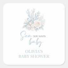 Tot ziens baby Kuststrand Baby Shower