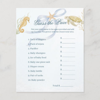 Tot Ziens Baby Prijs Raden Baby Shower Spel