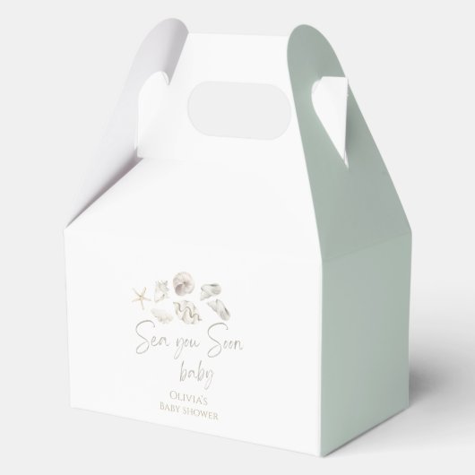 Tot ziens baby shower bedankdoosjes (Voorkant)