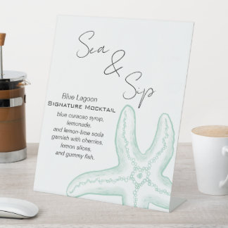 Tot Ziens Baby Shower Drank Bar Reclamebord Met Voetstuk