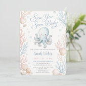 Tot Ziens Baby Shower Kaart (Staand voorkant)