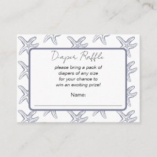 Tot Ziens Baby Shower Luiers Raffle Informatiekaartje