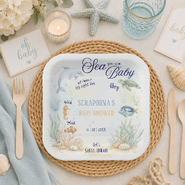 Tot Ziens Baby Shower Papieren Bordje