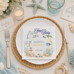 Tot Ziens Baby Shower Servet