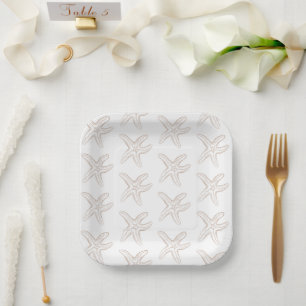 Tot Ziens Baby Shower Zeester Papieren Bordje
