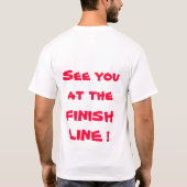 Tot ziens bij de FINSE LINE. T-shirt (Achterkant)
