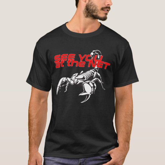 Tot ziens bij het net! t-shirt (Voorkant)