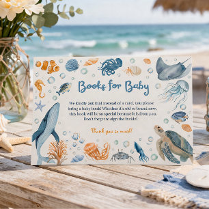 Tot Ziens Binnenkort Kust Baby Shower Boek Verzoek Informatiekaartje