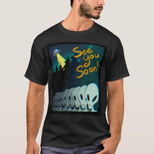 Tot Ziens Binnenkort T-shirt (Voorkant)