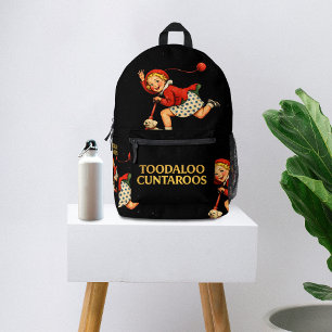 Tot ziens Cuntaroos Grappige Sarcastische Retro Hu Bedrukte Rugzak