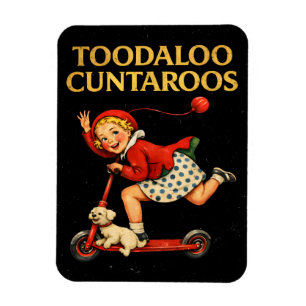 Tot ziens Cuntaroos Grappige Sarcastische Retro Hu Magneet