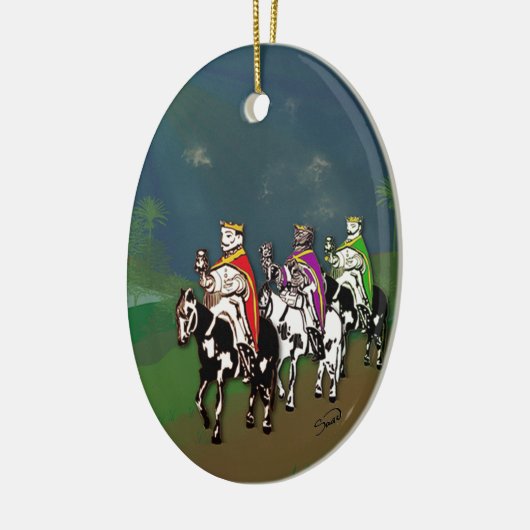 Tot ziens Día de Reyes! Keramisch Ornament (Links)