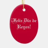Tot ziens Día de Reyes! Keramisch Ornament (Achterkant)