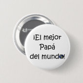 Tot ziens día del padre - eres el mejor! ronde button 5,7 cm (Voorkant /achterkant)