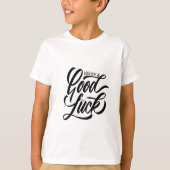 Tot ziens en succes jongens kinder t-shirts (Voorkant)