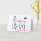 ** TOT ZIENS** EN ** VEEL SUCCES** KAART (Gele Bloem)