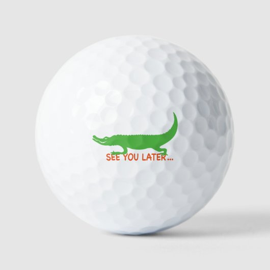 Tot ziens Gator! Golfballen (Voorkant)
