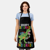 Tot ziens Groep 3 Hallo Groep 4 T Rex Dinosaur Schort (Gedragen)