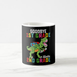 Tot ziens Groep 3 Hallo Groep 4 T Rex Dinosaurus Koffiemok