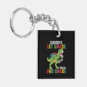 Tot ziens Groep 3 Hallo Groep 4 T Rex Dinosaurus Sleutelhanger (Voorkant Links)