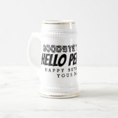 Tot ziens hallo pensioen bierpul (Voorkant links)