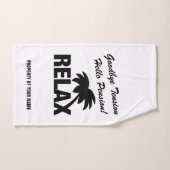 Tot ziens hallo pensioen handdoek (Handdoek)