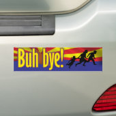 Tot ziens! Illegale immigranten Bumpersticker (Op auto)