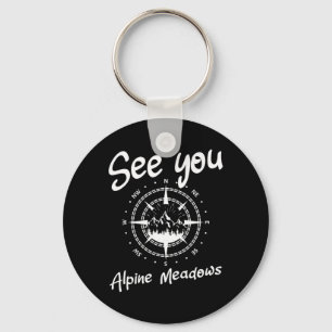 Tot ziens in Alpine Meadows Western United Vacatio Sleutelhanger