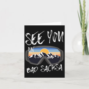 Tot ziens in Bad Sachsa Duitsland Vakantie Ski 1 Kaart