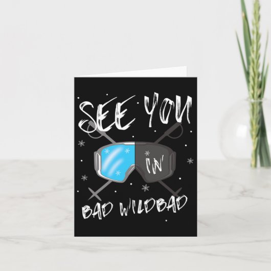 Tot ziens in Bad Wildbad Duitsland Vakantie Ski Go Kaart (Voorkant)