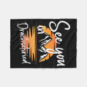 Tot ziens in Drachselsried Duitsland Vakantie Ski Fleece Deken (Voorkant (Horizontaal))