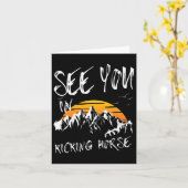 Tot ziens in Kicking Horse Vacation Ski 1 Kaart (Gele Bloem)