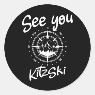 Tot ziens in Kitzski Tirol Comp Ski Oostenrijk Vak Ronde Sticker
