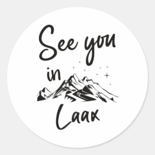 Tot ziens in Lax Zwitserland Wandelvakantie Ski Ronde Sticker