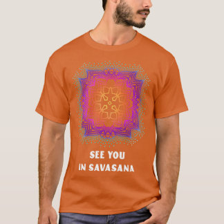 Tot ziens in Savasana Yoga Yogi Mandala T-shirt