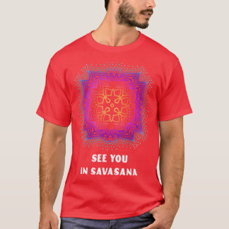 Tot ziens in Savasana Yoga Yogi Mandala T-shirt