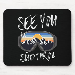 Tot ziens in Südtirol Wandelen Italië Vakantie Ski Muismat