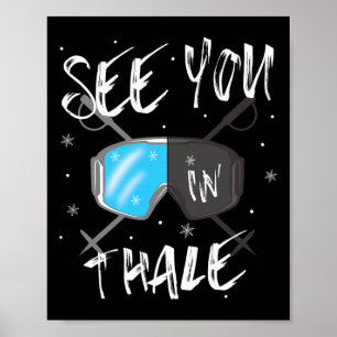 Tot ziens in Thale Duitsland Vakantie skibril Poster