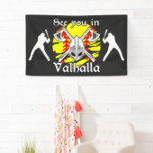 Tot ziens in Valhalla Softball Spandoek (Insitu)