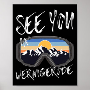 Tot ziens in Wernigerode Duitsland Vakantie Ski Go Poster