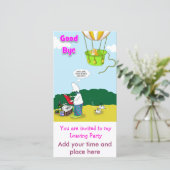 Tot ziens, je wordt uitgenodigd voor mijn Leaving  (Staand voorkant)